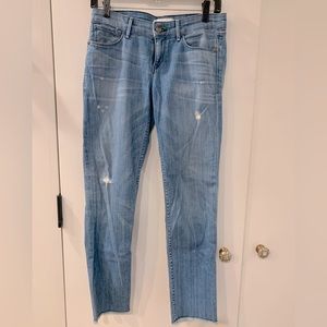 Habitual Alice Crop Distressed Denim Jeans Size 27